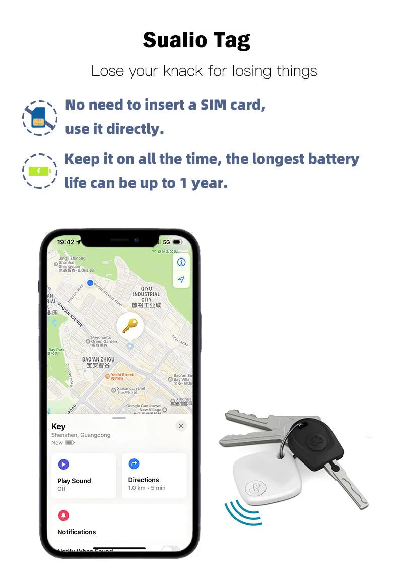 Mini Tracker Bluetooth – Ne perdez plus jamais ce qui compte pour vous