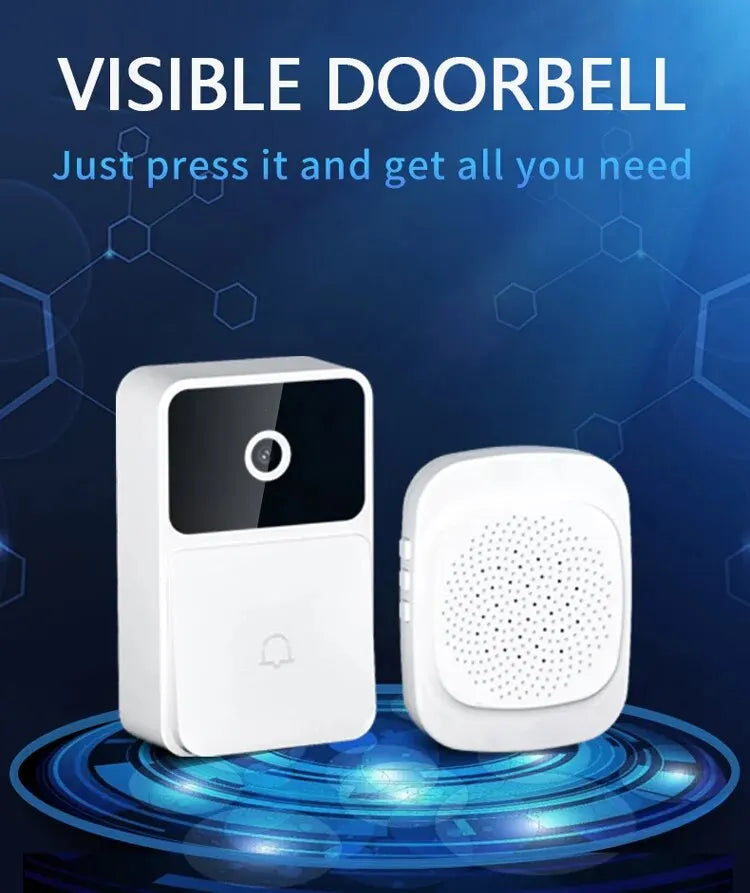 Sonnette Vidéo Sans Fil WiFi – Sécurité Intelligente pour Votre Entrée