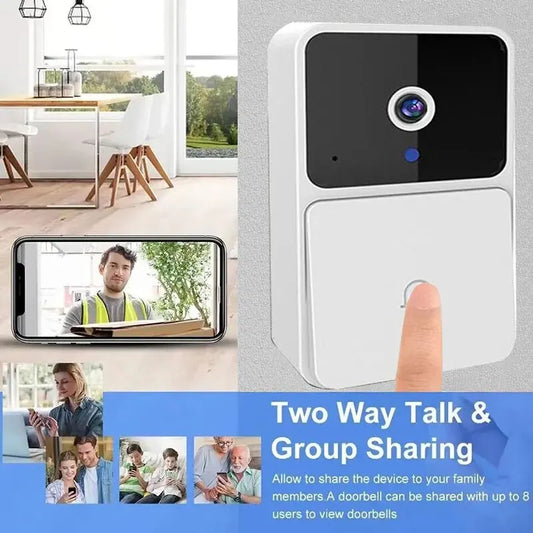 Sonnette Vidéo Sans Fil WiFi – Sécurité Intelligente pour Votre Entrée